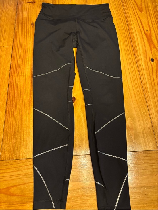 lululemon athletica Pants - lululemon athletica Black Reflective Seam Leggings